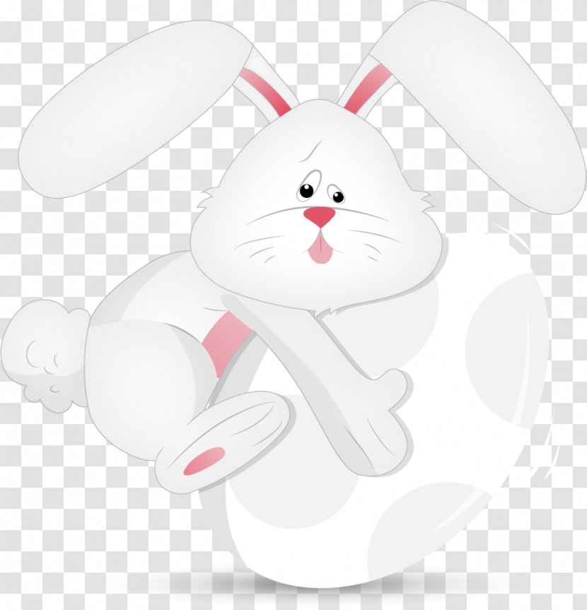 Hare European Rabbit Easter Bunny Vertebrate - Cuteness - Clip Transparent PNG
