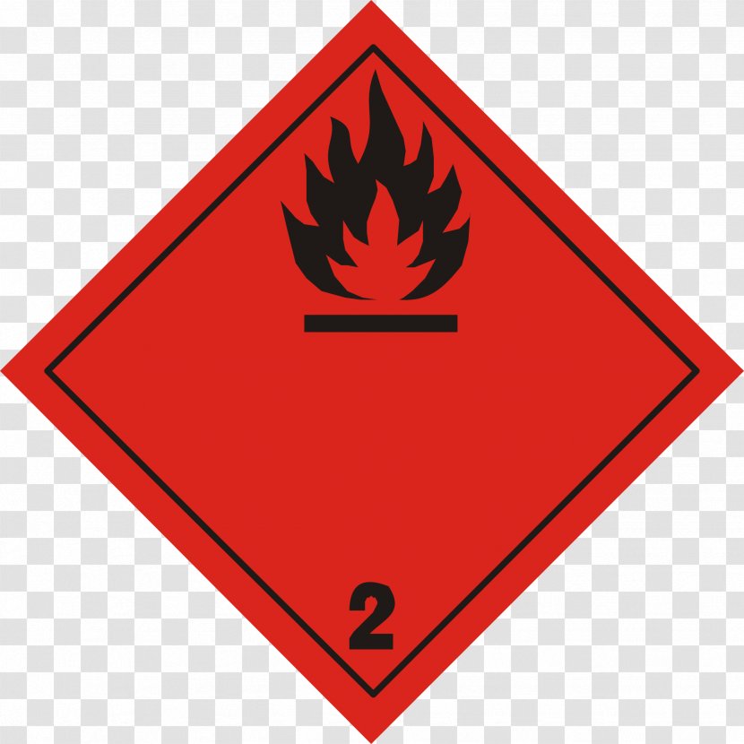 ADR Dangerous Goods Transport HAZMAT Class 3 Flammable Liquids - Area Transparent PNG