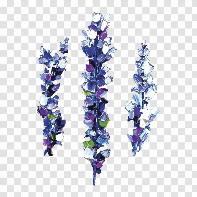 Lavender Abziehtattoo Flower Violet - Frame Transparent PNG