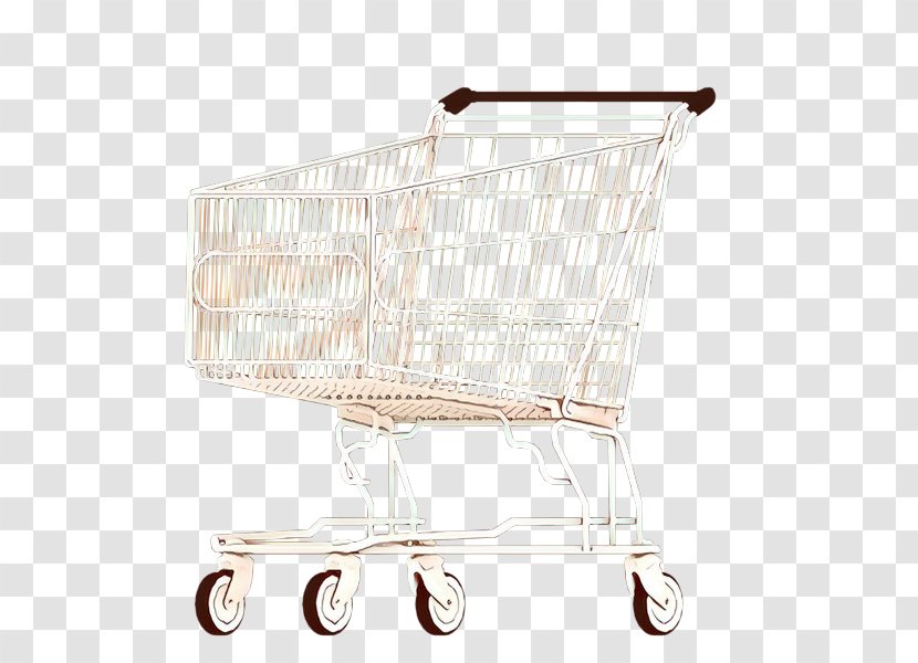 Shopping Cart - Vehicle - Beige Transparent PNG
