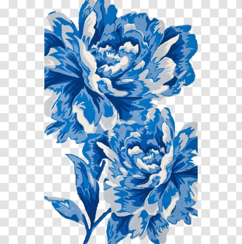 Safavieh Home Carpet Furniture Decorative Arts - Plant - Blue Peony Transparent PNG