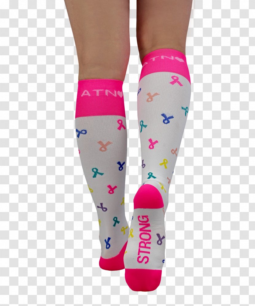 Sock T-shirt Knee Highs Compression Stockings - Flower Transparent PNG