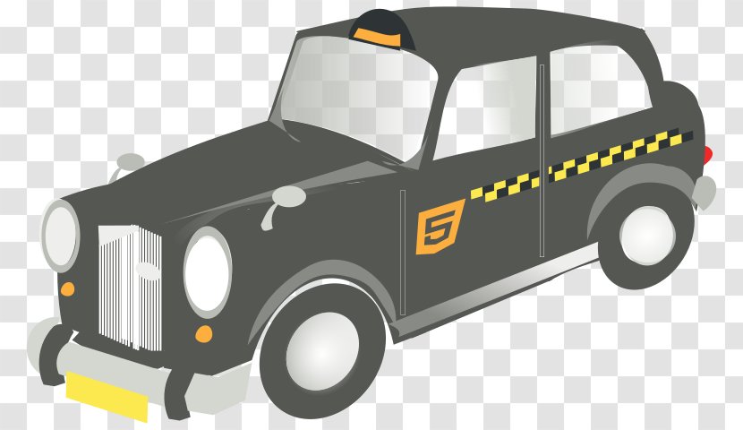 Taxi TX4 Hackney Carriage Clip Art - Vehicle - Boy Transparent PNG
