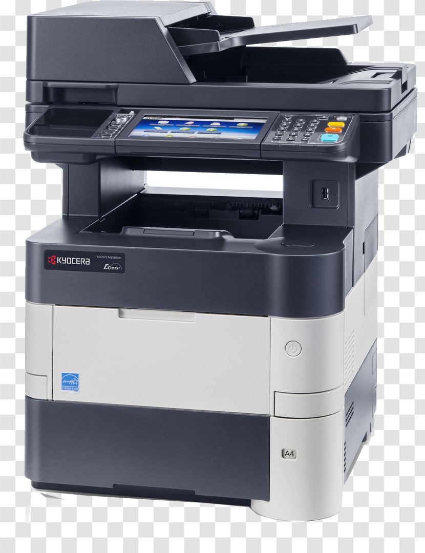 Multi-function Printer Kyocera Document Solutions Printing - Electronic Device Transparent PNG