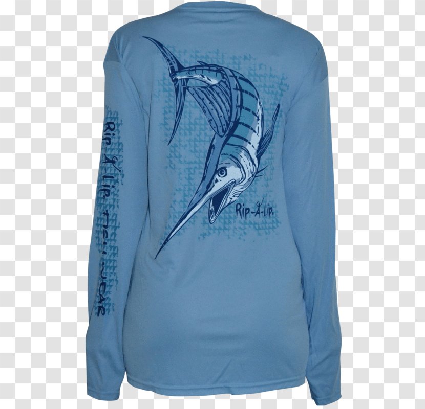 Long-sleeved T-shirt Clothing - Marlin Transparent PNG