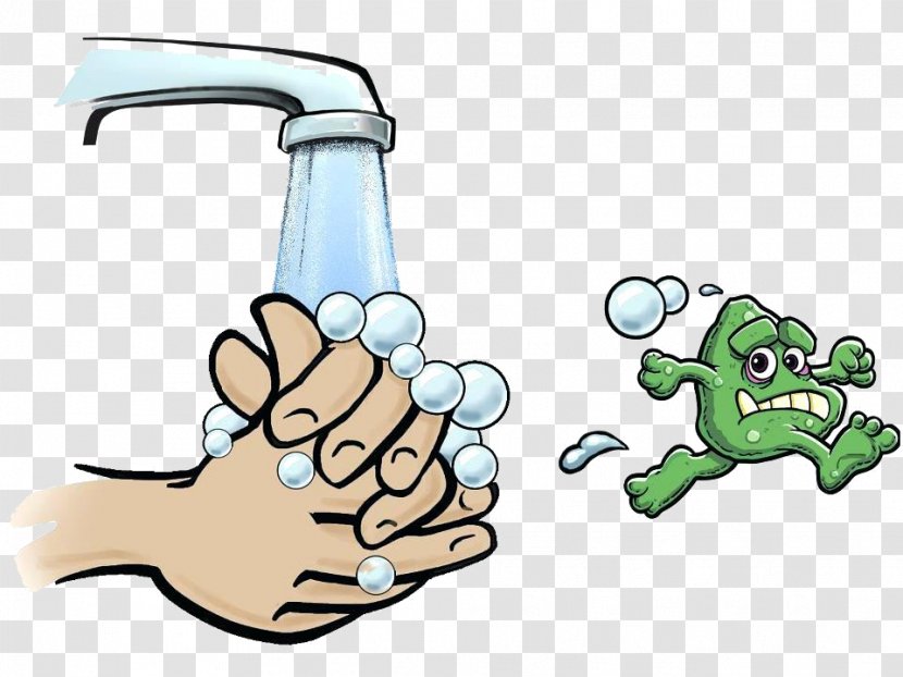 Soap Cartoon - Washing - Thumb Gesture Transparent PNG