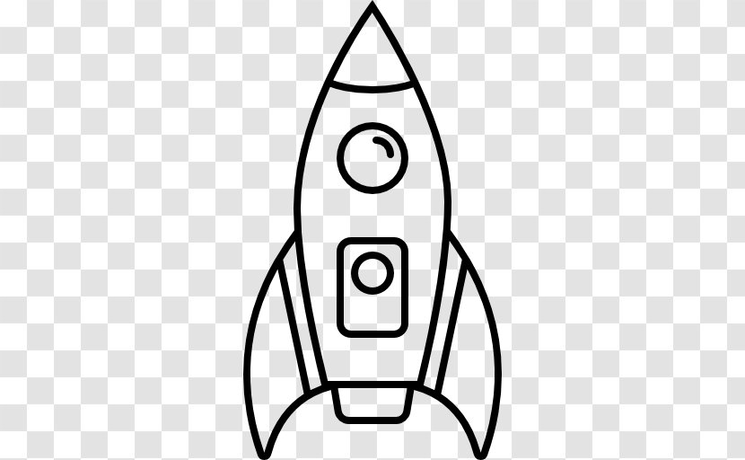 Spacecraft Rocket Launch Drawing Clip Art - Monochrome Photography - Launching Transparent PNG
