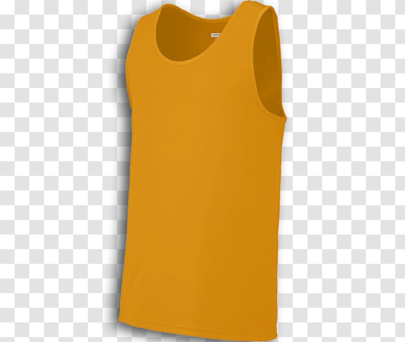 T-shirt Sleeveless Shirt Outerwear - Active Tank - Man Top View Transparent PNG