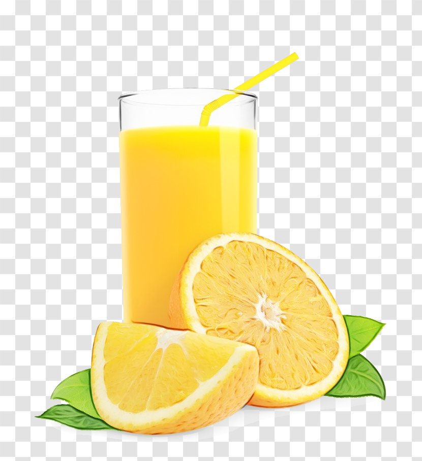 Juice Lemon Orange Drink Food - Lime Ingredient Transparent PNG