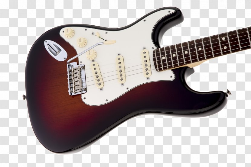 Fender Stratocaster Electric Guitar Squier Sunburst - Musical Instrument Transparent PNG