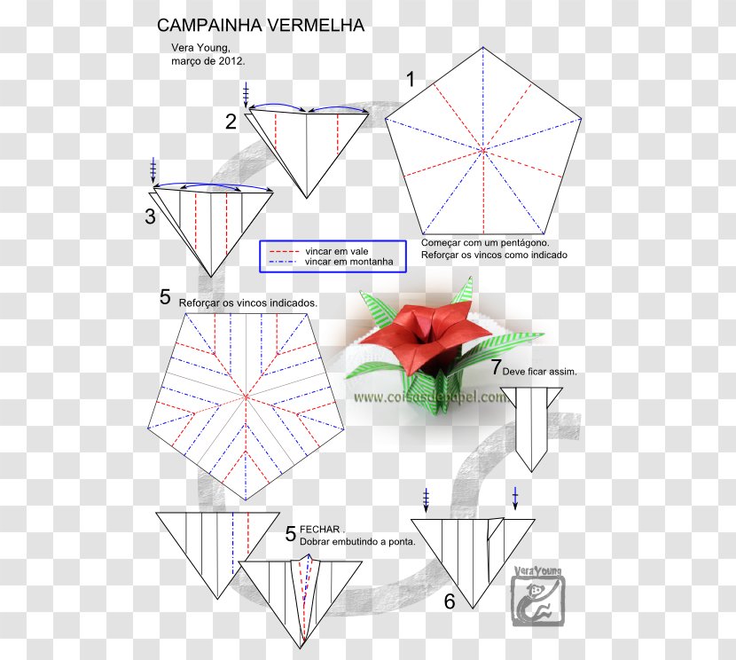 Modular Origami Paper Kusudama Diagram - Idea - Tarepanda Transparent PNG