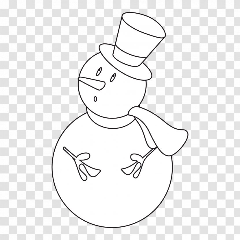 Snowman Drawing Coloring Book Olaf - Frame Transparent PNG