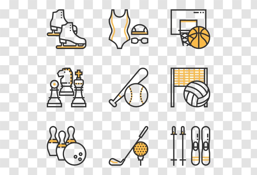 Sport Clip Art - Yellow - Meticulous Transparent PNG