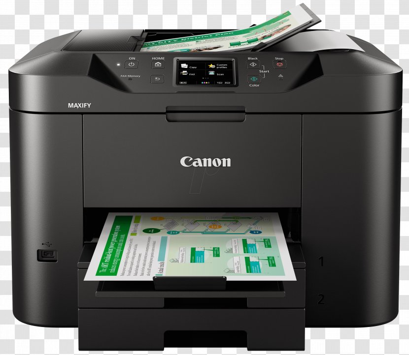 Multi-function Printer Canon Inkjet Printing - Driver Transparent PNG