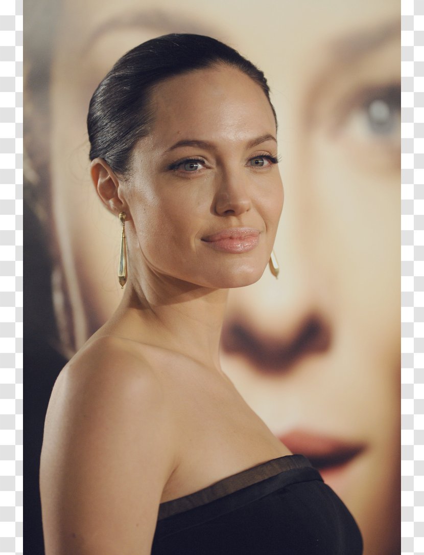 Angelina Jolie The Tourist Hairstyle Capelli Long Hair - Frame Transparent PNG
