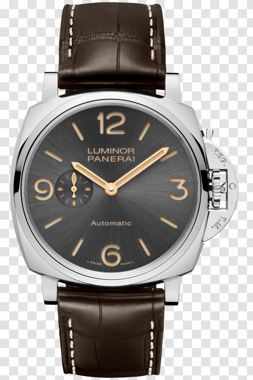 Panerai Men's Luminor Marina 1950 3 Days Watch Strap Due Titanio Transparent PNG