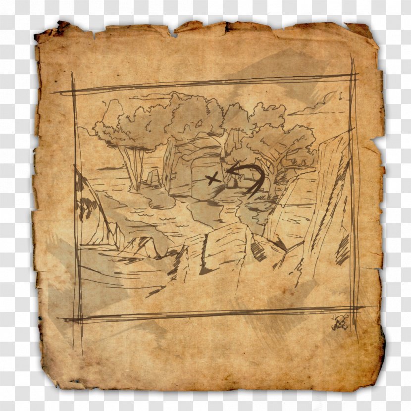 The Elder Scrolls Online Treasure Map Southeast - South Transparent PNG