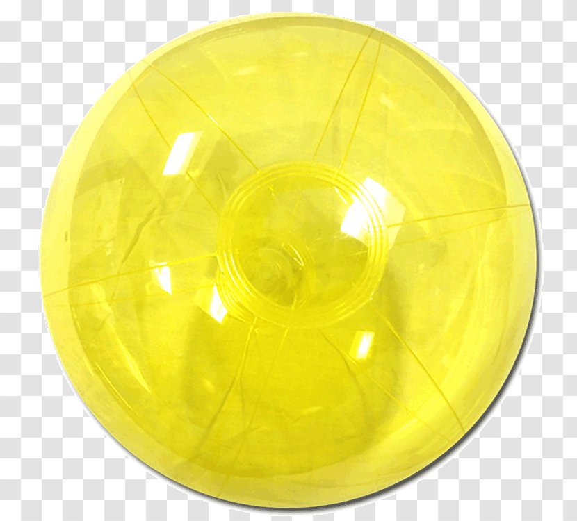 Beach Ball Yellow Color Plastic - Red - Material Transparent PNG