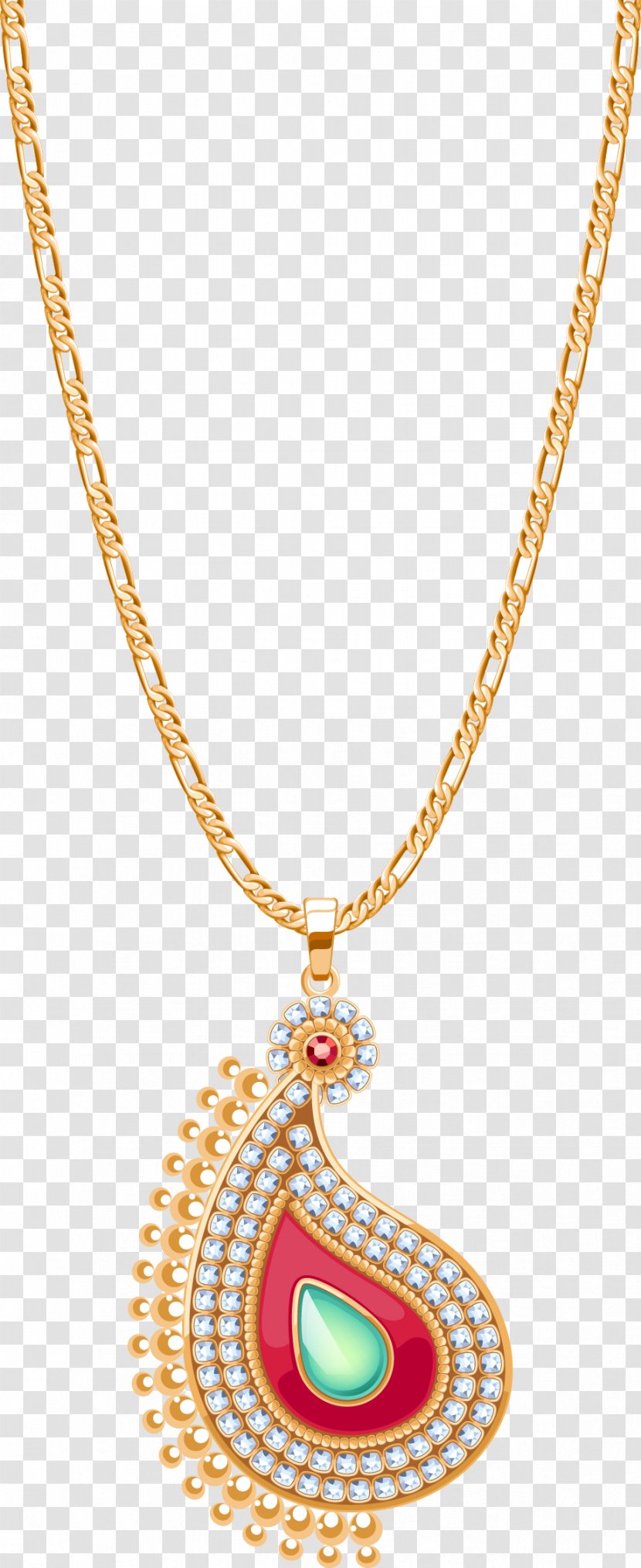 Locket Necklace Diamond Jewellery Gold - Dazzling Jewelry Transparent PNG