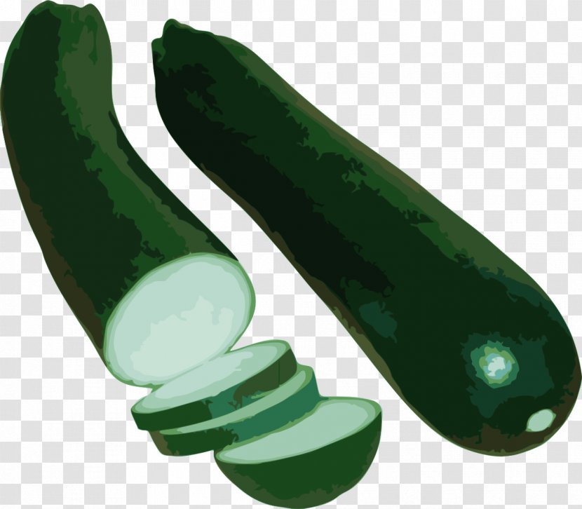 Zucchini Pickled Cucumber Vegetable Clip Art - Cliparts Transparent PNG
