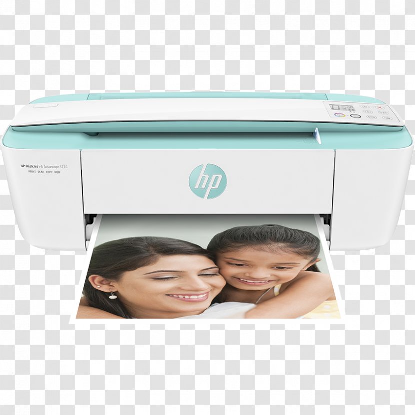 Hewlett-Packard HP Deskjet Ink Advantage 3776 Multi-function Printer - Electronic Device Transparent PNG