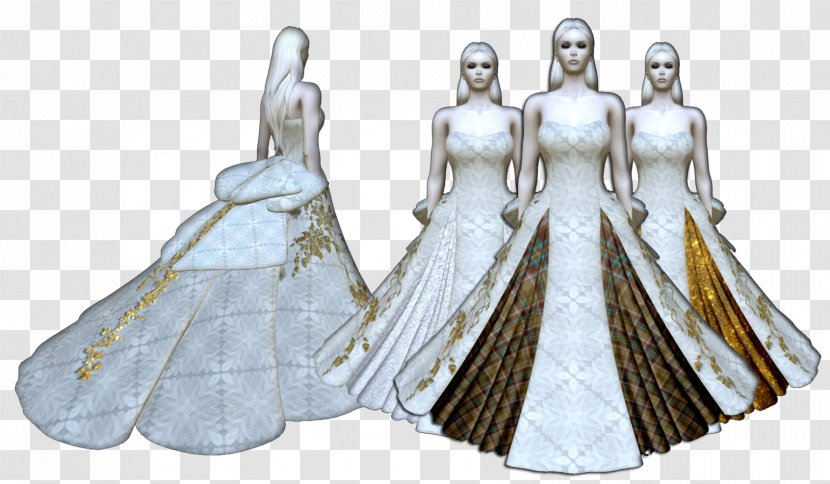 Gown Costume Design Haute Couture Figurine - Ball Transparent PNG