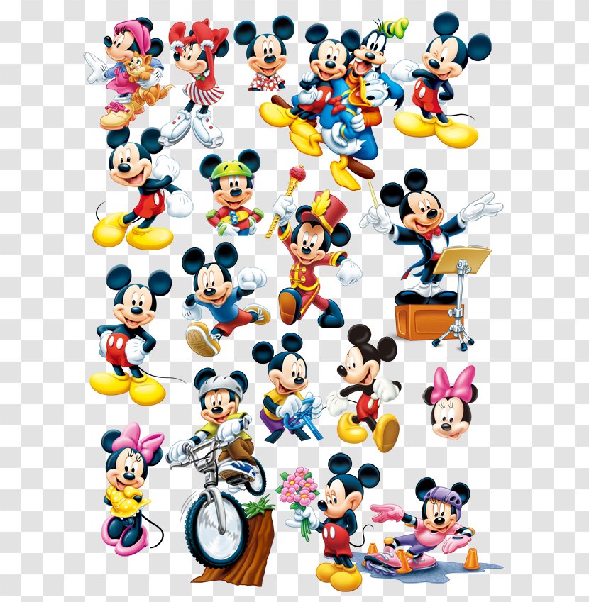Mickey Mouse Minnie Donald Duck Cartoon - Walt Disney Company - Border Transparent PNG