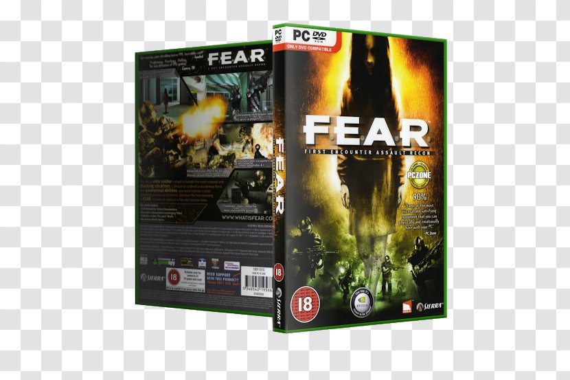 Xbox 360 F.E.A.R. 2: Project Origin PC Game DVD-ROM - Personal Computer - Monolith Productions Transparent PNG