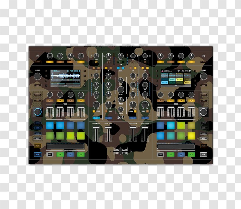 Native Traktor Kontrol S8 DJ Controller Disc Jockey Audio Mixers Instruments - Dj Transparent PNG