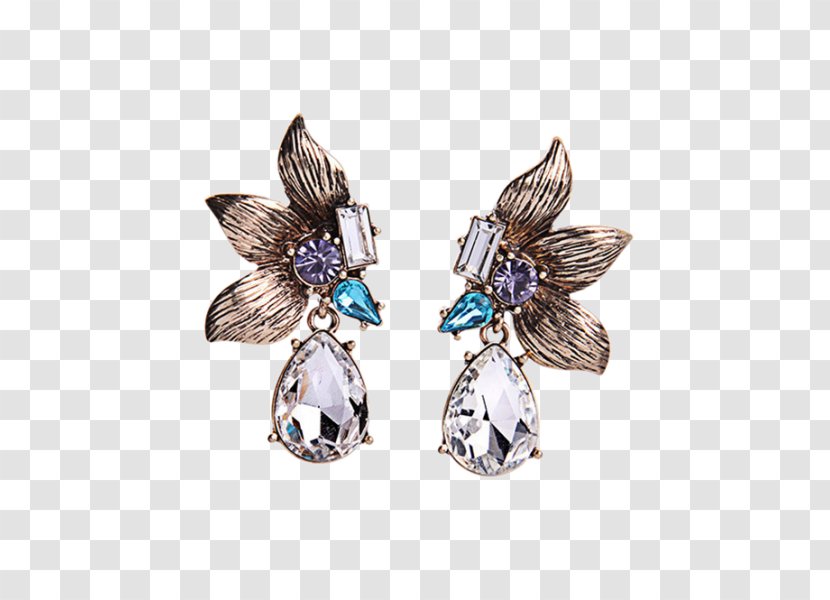 Earring Jewellery Kreole Clothing Handbag - Wholesale Crystal Ball Earrings Transparent PNG