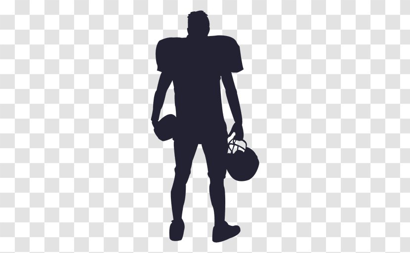 American Football Player Rugby Sport - Silhouette Transparent PNG