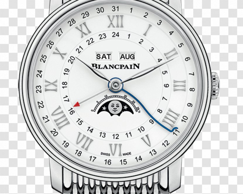 Villeret Blancpain Quantième Baselworld Complication - Replica - Watch Transparent PNG