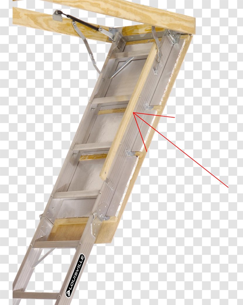 Attic Ladder Louisville Ceiling - Stairs Transparent PNG