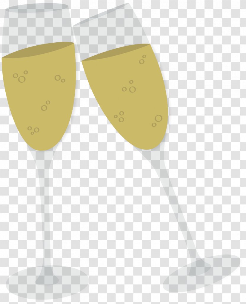 Champagne Glass Sparkling Wine - Drink - Cartoon Transparent PNG