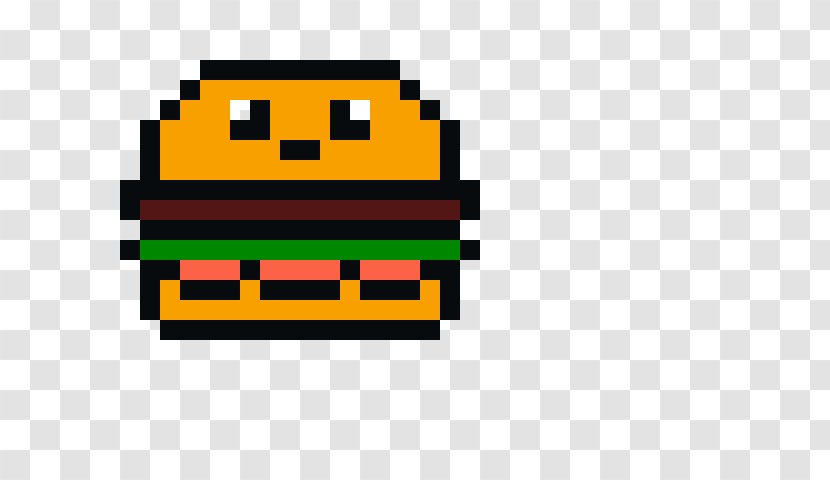 Pixel Art Hamburger - Design Transparent PNG