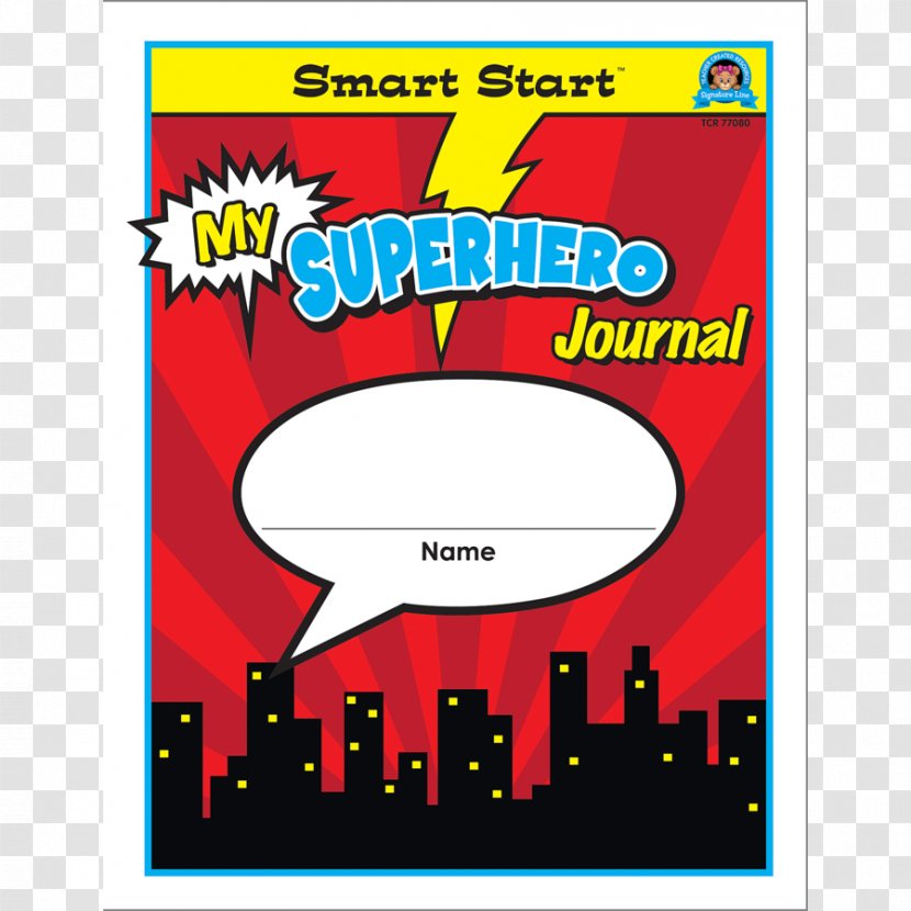 Superhero Smart Start Gr 1-2 Journal Vertical Format Text Image - Hero Transparent PNG