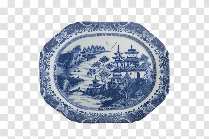 Plate Tableware Platter Mottahedeh & Company Tray - Blue And White Pottery - Special Dinner Transparent PNG