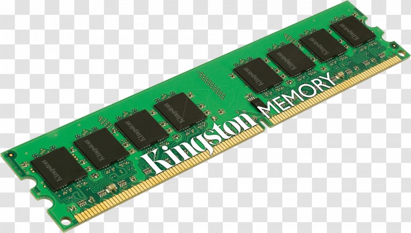 DIMM DDR2 SDRAM Computer Data Storage ECC Memory Kingston Technology - Microcontroller - Ram Transparent PNG
