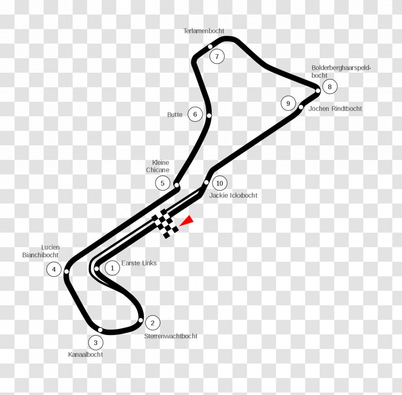 Circuit Zolder Formula 1 Gilles Villeneuve Race Track Auto Racing Transparent PNG
