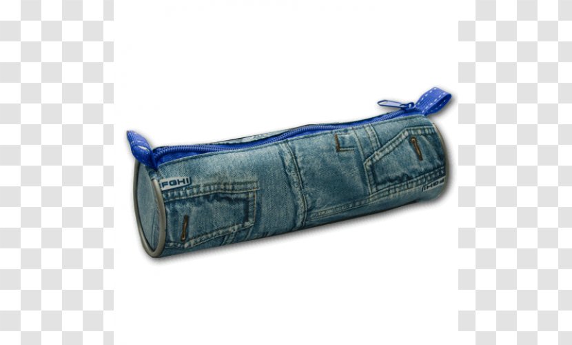 Pen & Pencil Cases Jeans Stationery Artificial Leather - Blue Transparent PNG