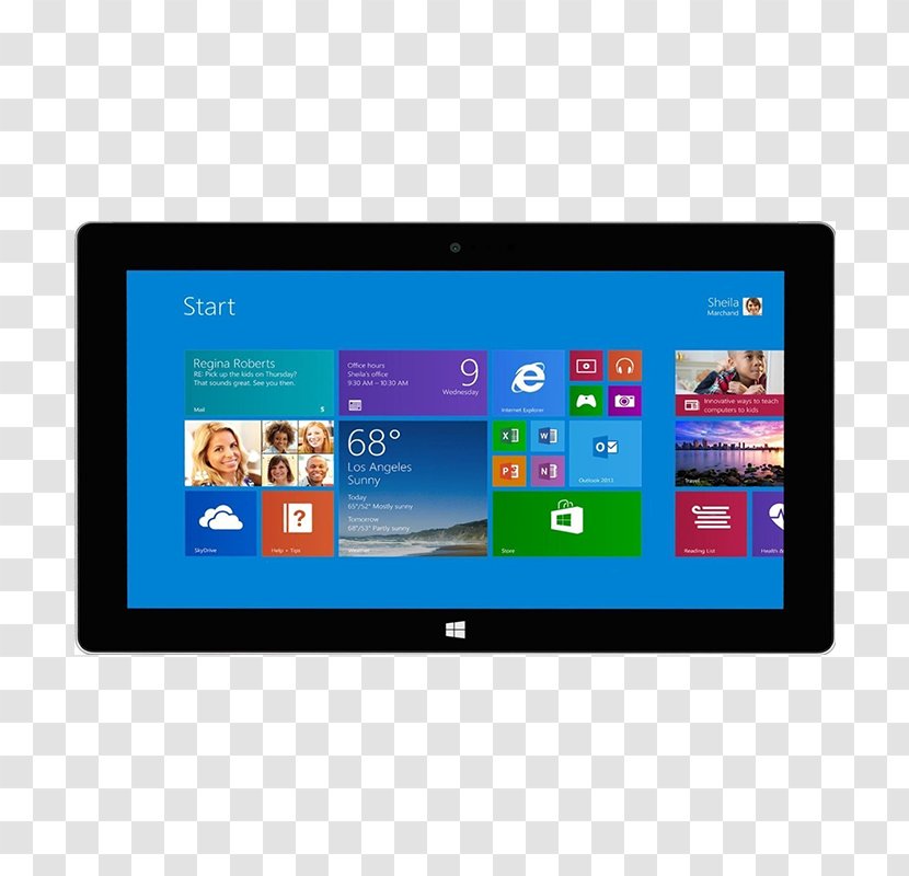 Surface Pro 2 3 MacBook Laptop - Screen Transparent PNG