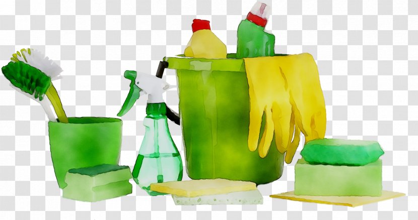 Commercial Cleaning Cleaner Maid Service Janitor - Green - Bucket Transparent PNG