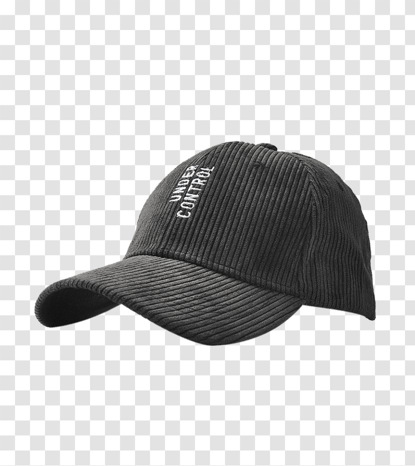 Baseball Cap Hat Embroidery - Black - Full Mink Transparent PNG