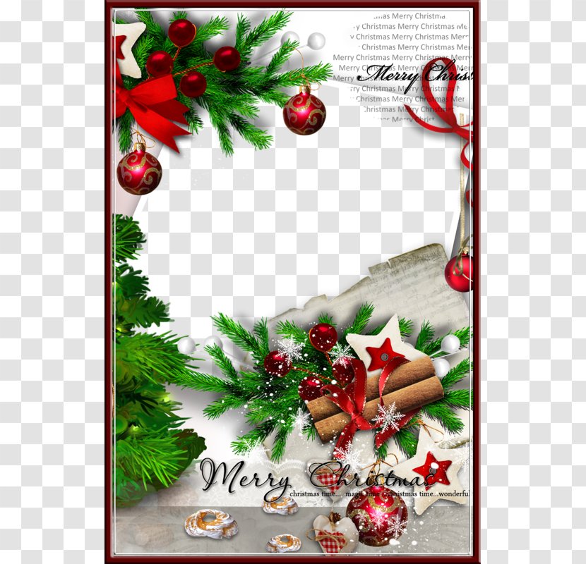 Christmas Card New Year - Background Frame Transparent PNG