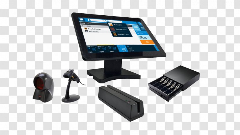 Retail Computer Monitors Output Device - Pos Terminal Transparent PNG