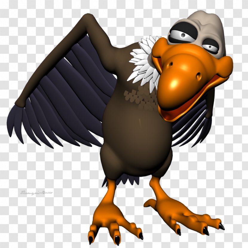 Vulture Animation Drawing Bird Cartoon - Wing Transparent PNG
