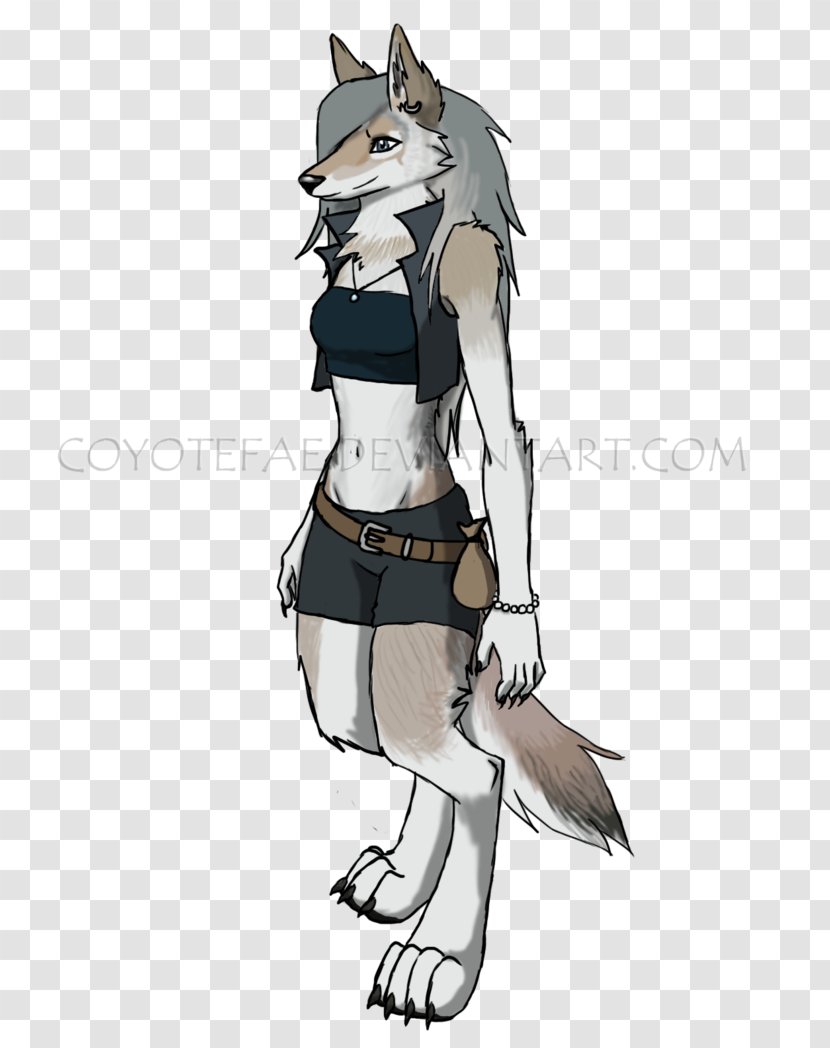Drawing Canidae Illustration Coyote Dog - Tree Transparent PNG