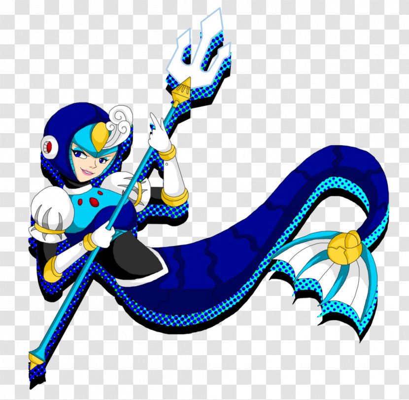 Mega Man 9 Proto Ruby-Spears Woman - Mythical Creature - Induced Transparent PNG