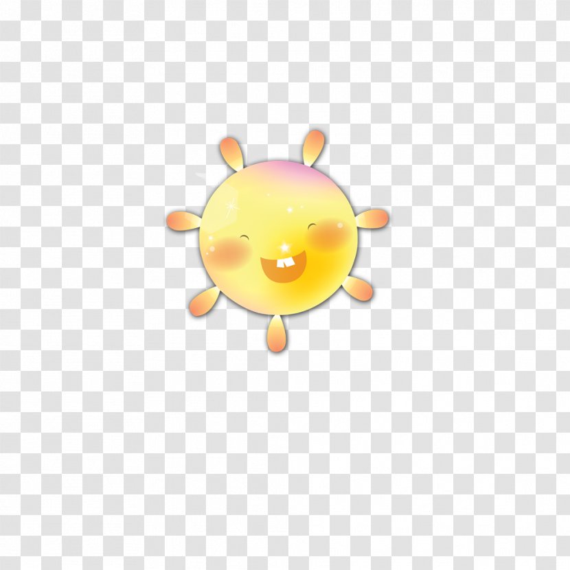 Cartoon Cute Sun - Yellow Transparent PNG