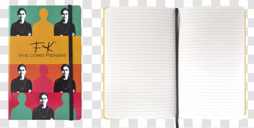 Paper Notebook Bookmark - Text - FRIDA Transparent PNG